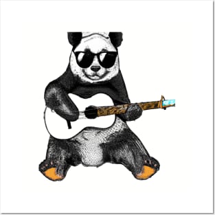 Guitar Panda Posters and Art